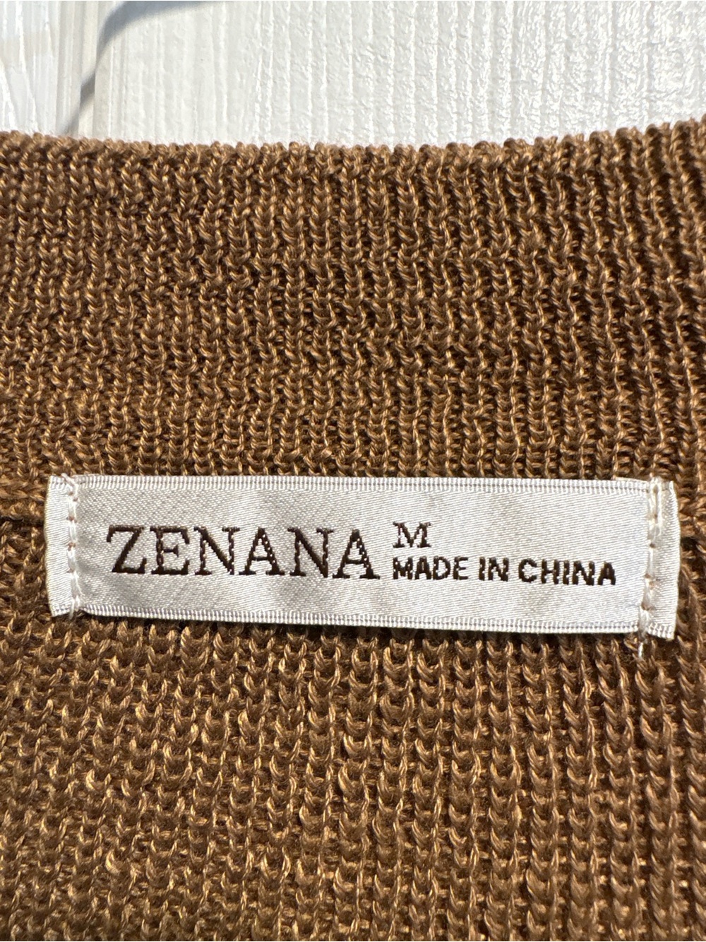 Zenana Outfitters Brown Knit Top Matching Shorts Medium NWOT - Picture 3 of 5